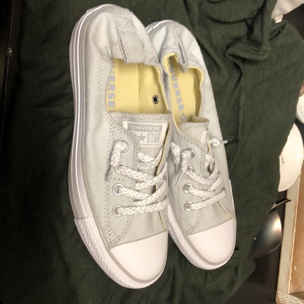 Converse women Shoreline Linen Sneaker Oyster Gray